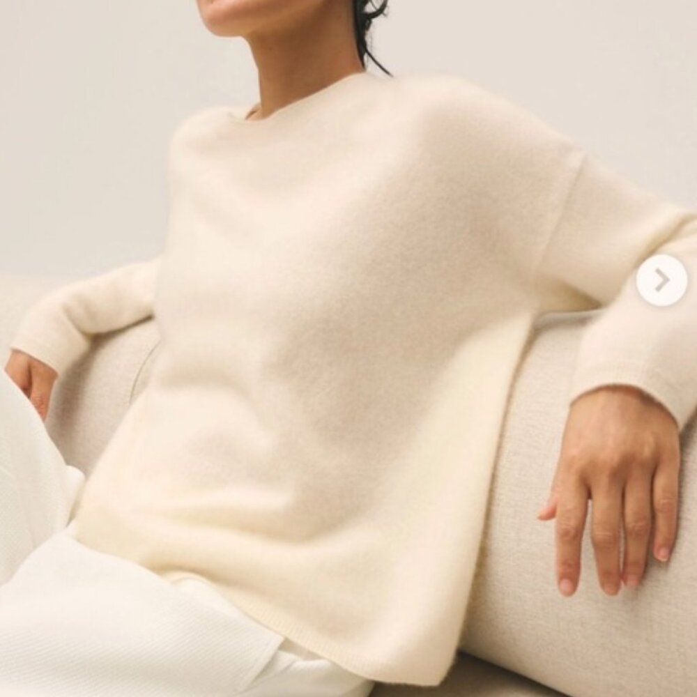 Eileen Fisher Cream Sweater